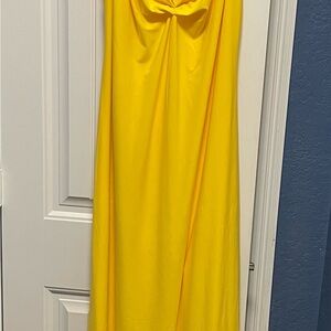 Vibrant Yellow Maxi Dress